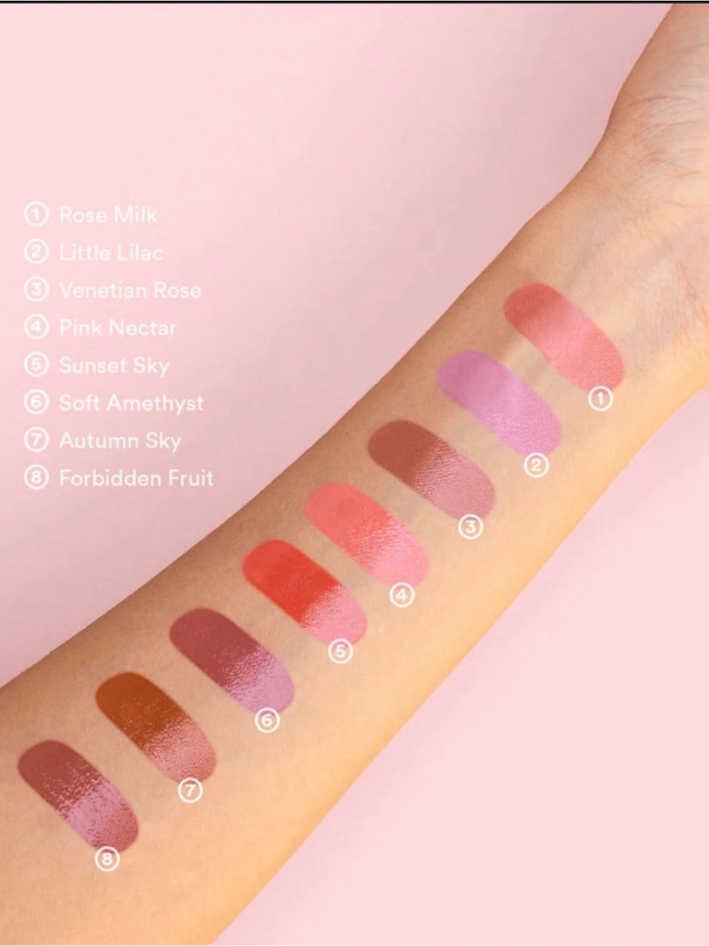 EM Cosmetics Color Drops Serum Blush Bundle (4)